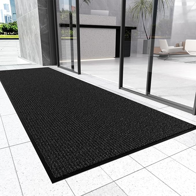 Front Door Mat 3' x 10', Heavy Duty Large Commercial Floor Mats, Non-Slip Low by EZ2LIVE