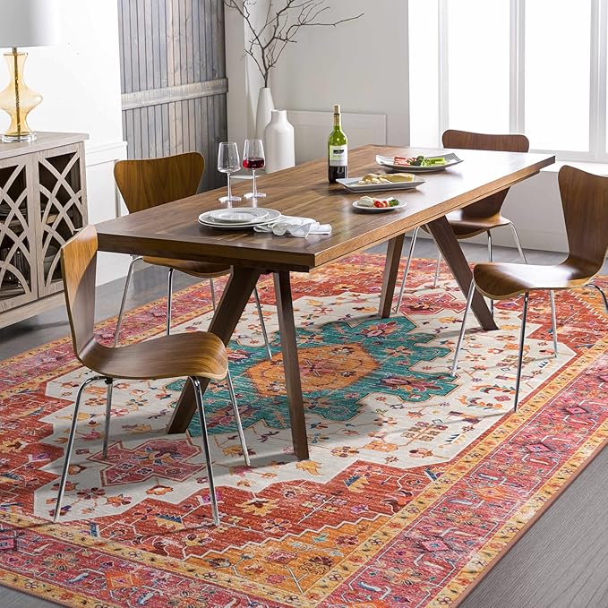 Moynesa Ultra-Thin Washable 10x14 Area Rugs - Image 8