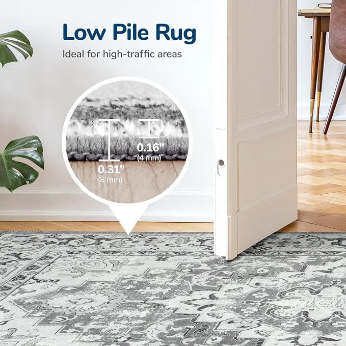 Lessymo 6FT Washable Round Area Rugs - Image 7