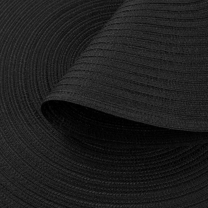 SHACOS Round Braided Placemats Set of 4 Heavy Cotton Polyester Washable Round - Image 8