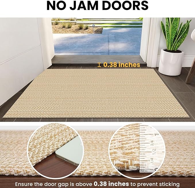 IOHOUZE Washable Runner Rug 2x5 Non Slip Runners - Image 2