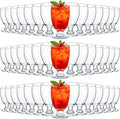 Patelai Set of 48 Water Goblet, 10.5 oz Clear Drinking Glasses Bulk Dishwasher by Patelai