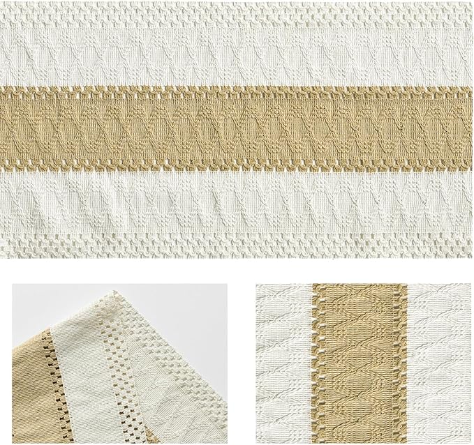Artoid Mode Burlap Brown Farmhouse Rustic Table Runner 12x48 Inch | Seasonal - Image 4