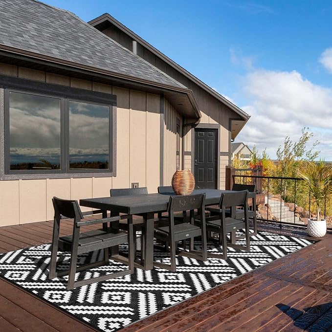 Outdoor Rugs Patio Camping Waterproof - Image 5