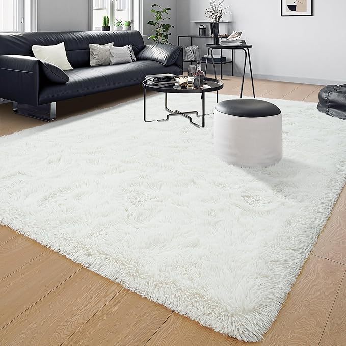 Tepook Soft 3x5 Small Bedside Rug Washable, Fluffy Shaggy Rugs - Image 8
