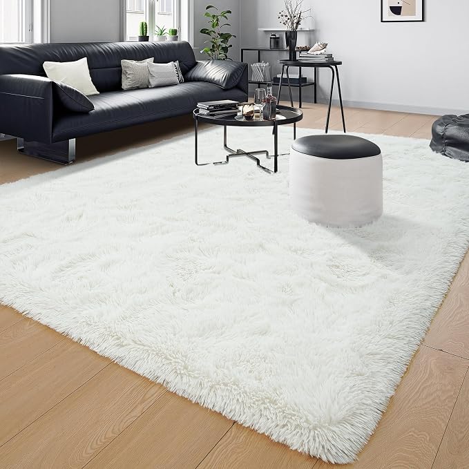 Tepook Soft 3x5 Small Bedside Rug Washable, Fluffy Shaggy Rugs - Image 8