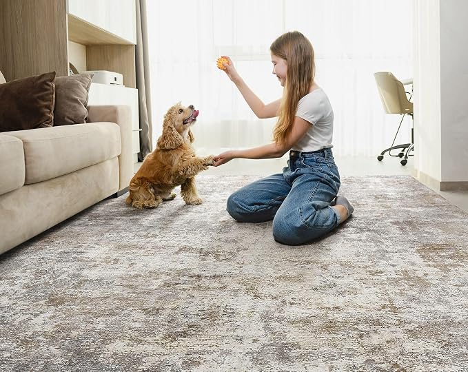 UERMEI 8x11 Area Rug Living Room Rugs Thickened - Image 3