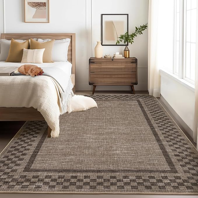 GarveeHome Washable Area Rugs 8x10 Non Slip Soft Large Living Room Rug Modern - Image 2