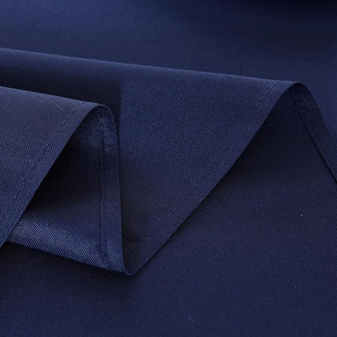 Navy Blue Table Runner, Waterproof Washable Runners 108 Inches Long | Reusable - Image 5