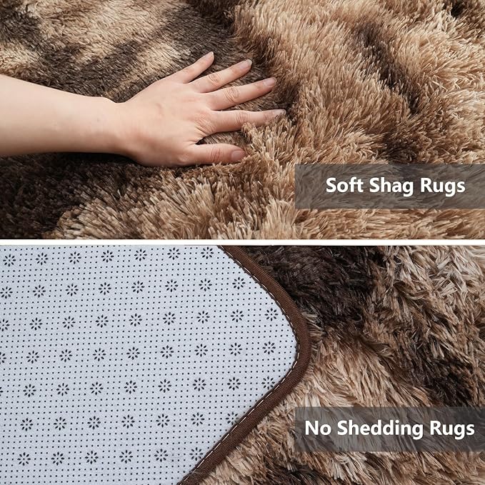 9X12 Large Area Rugs for Living Room Bedroom, Big Shag Rug for Bedroom Dorm - Image 4