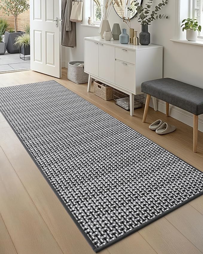 DEXI Hallway Runner Rug 2'x6', Non Slip Rubber Backed Runners Carpet, Ultra - Image 5