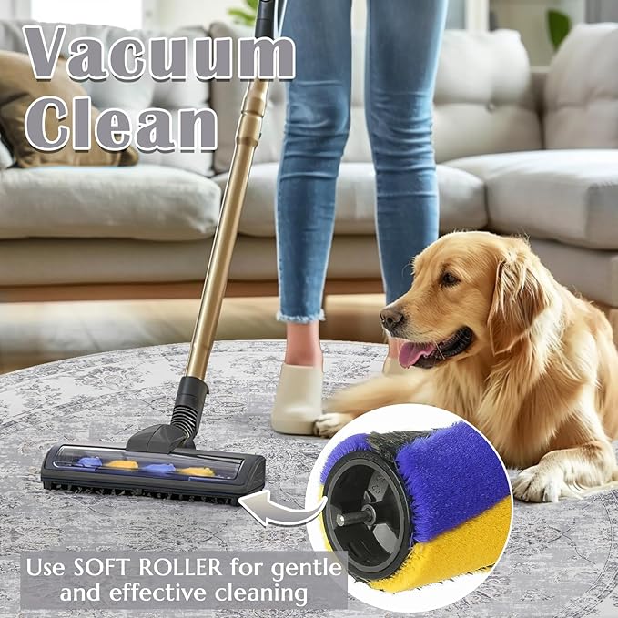 jinchan Round Rug 4ft Area Rugs Vintage Floral Distressed Design - Machine Washable Non-Slip Low-Pile Ultra-Thin Circle Rug for Entryway Bedside Living Room Dining Room Bedroom (4' Round,Grey)