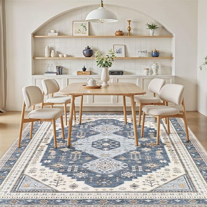 10x14 Washable Area Rug, Large Rugs - Image 7