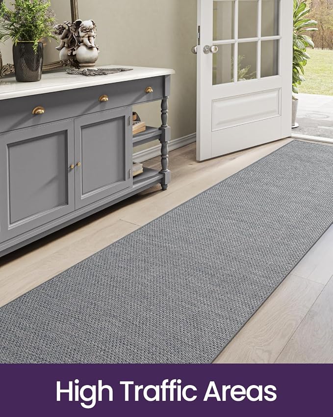 DEXI Hallway Runner Rug 2'x6', Non Slip Rubber Backed Runners Carpet, Ultra - Image 8