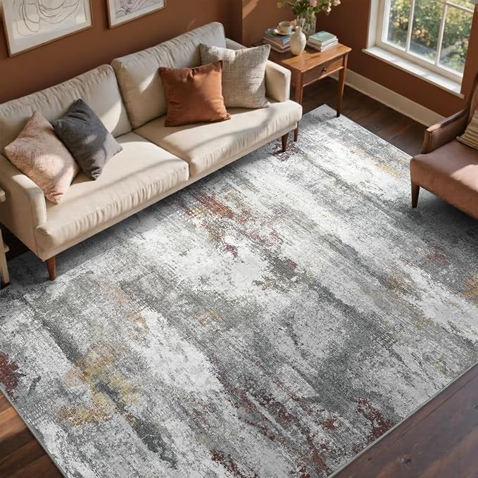 8x10 Ft Large Abstract Area Rugs - Image 2