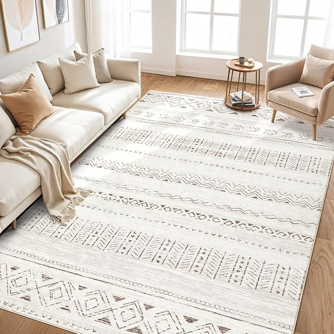 cotiled 10x14 Area Rugs Living Room Rug: Washable Boho Rugs - Image 7
