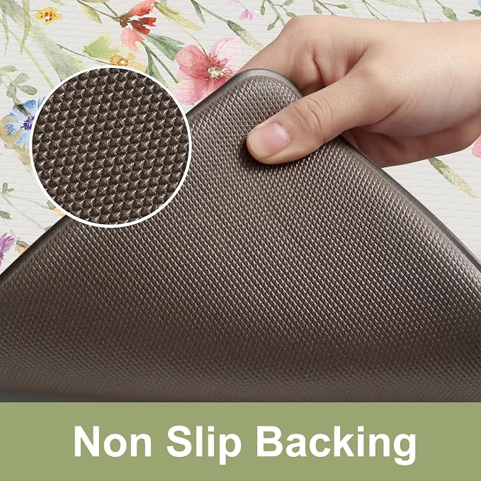KIMODE Anti Fatigue Mats for Kitchen Floor, Cushioned Kitchen Floor Mat Non Slip - Image 4