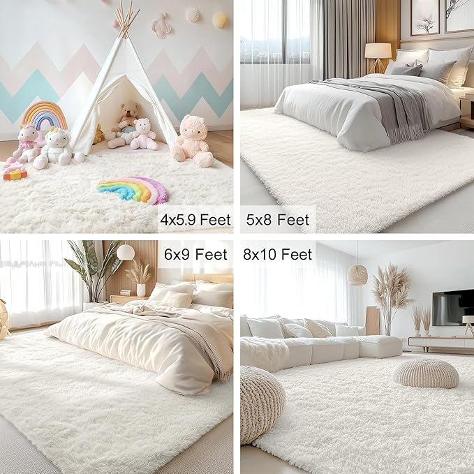OLANLY 8x9 Machine Washable Large Area Rugs - Image 5