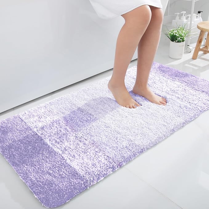 OLANLY Large Bathroom Rugs Mat 40x24, Extra Soft Absorbent Microfiber Bath Rug by OLANLY