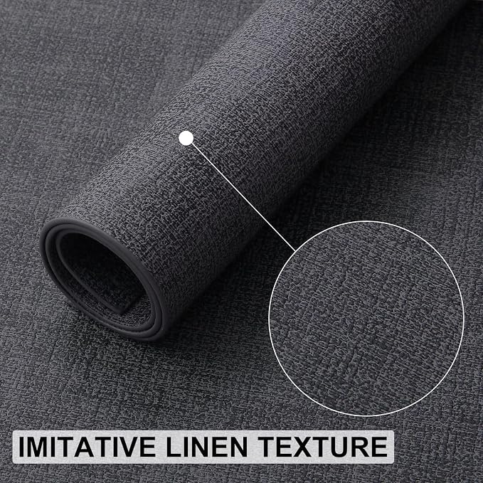 Faux Leather Heat Resistant Placemats 8 Packs, Waterproof Wipeable Dining PU - Image 6