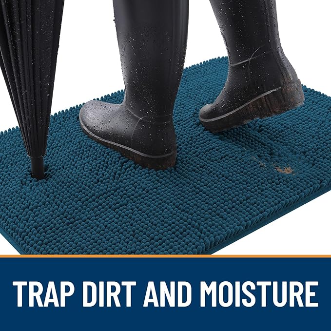 OLANLY Dog Door Mat for Muddy Paws 70x46, Absorbs Moisture and Dirt, Absorbent - Image 2
