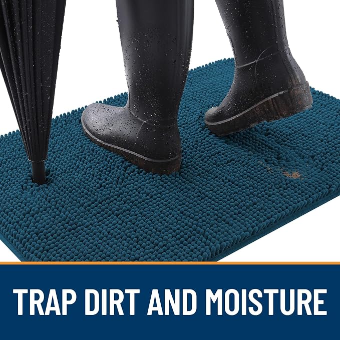 OLANLY Dog Door Mat for Muddy Paws 59x24, Absorbs Moisture and Dirt, Absorbent - Image 2
