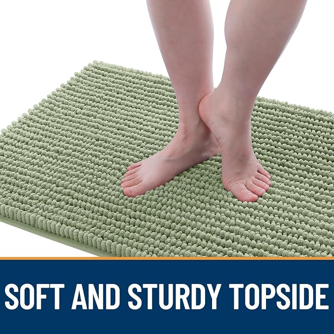 OLANLY Dog Door Mat for Muddy Paws 30x20, Ultra Absorbent Chenille Mud Doormat - Image 3