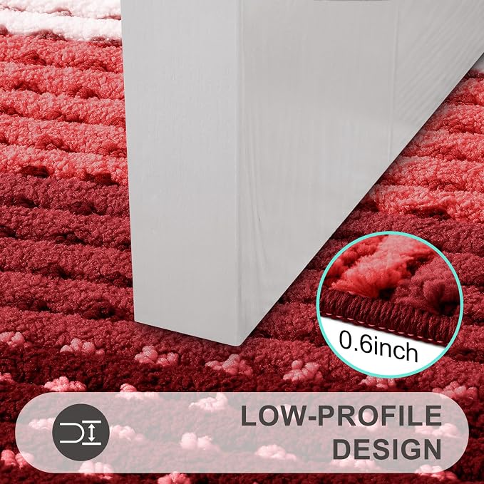 Kitinjoy Indoor Outdoor Door Mat, 47x20 Non-Slip Absorbent Dirt Trapper - Image 4