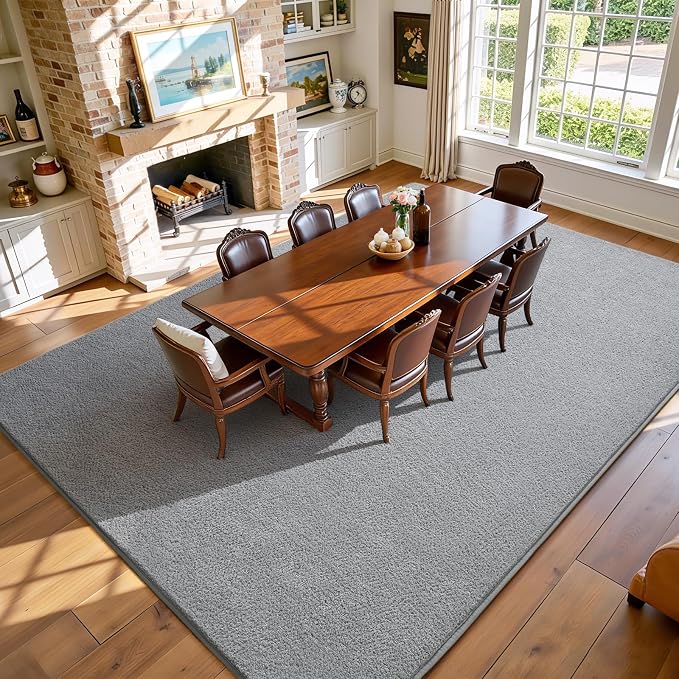 Keeko Area Rugs for Living Room Bedroom 5x8 Grey, Soft Modern Large Rugs Indoor - Image 7