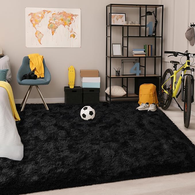 Chicrug Soft Area Rugs for Bedroom Living Room Plush Fluffy Rug 3x5 Feet - Image 4