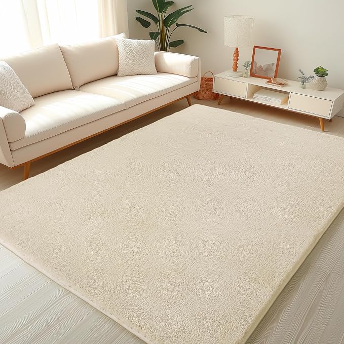 Sour Lemon 6x9 Soft Fluffy Machine Washable Non Slip Carpet Rugs - Image 8