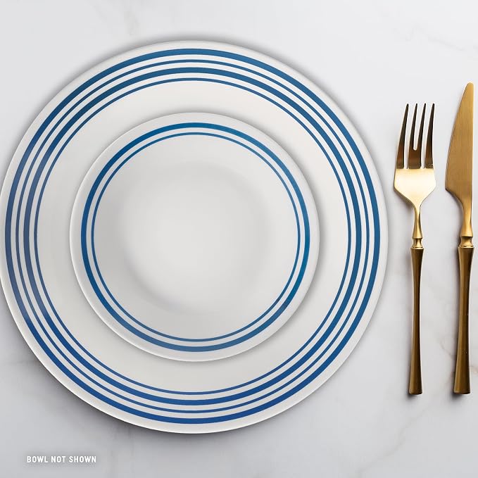Corelle Vitrelle 18 Piece Glass Dinnerware Sets Service - Image 9