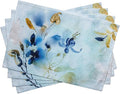 Maison d' Hermine Placemats Set of 4 Reusable 100% Cotton | Cloth Place Mats by MaisondHermine