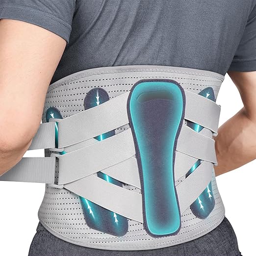 Elastic Abdominal Binder Lower Waist Support Belt, Post Surgery Postpartum Belly Band Wrap Back Support Belt Stomach Compression Wrap Waist Recovery for Men and Women (Medium)