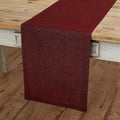 Solino Home 100% Pure Linen Table Runner Red, Athena 14 x 132 Inch Long | Table by SolinoHome