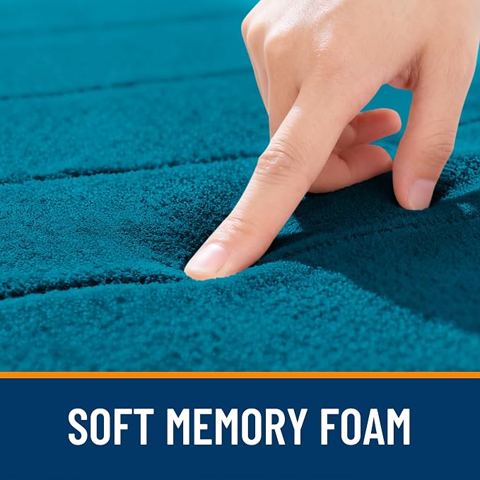 OLANLY Memory Foam Long Bathroom Rugs Runner 59x20, Super Soft Absorbent Bath - Image 5