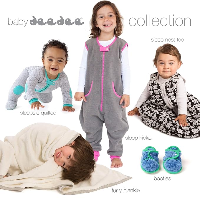 baby deedee Sleep nest Fleece Baby Sleeping Bag, Purple Rain, Large (18-36 Months)