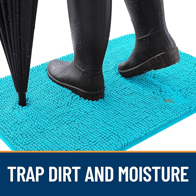 OLANLY Dog Door Mat for Muddy Paws 44x32, Absorbs Moisture and Dirt, Absorbent - Image 2