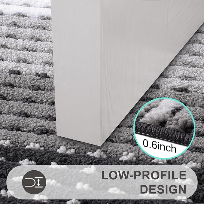 Kitinjoy Indoor Outdoor Door Mat, 71x24 Non-Slip Absorbent Dirt Trapper - Image 4