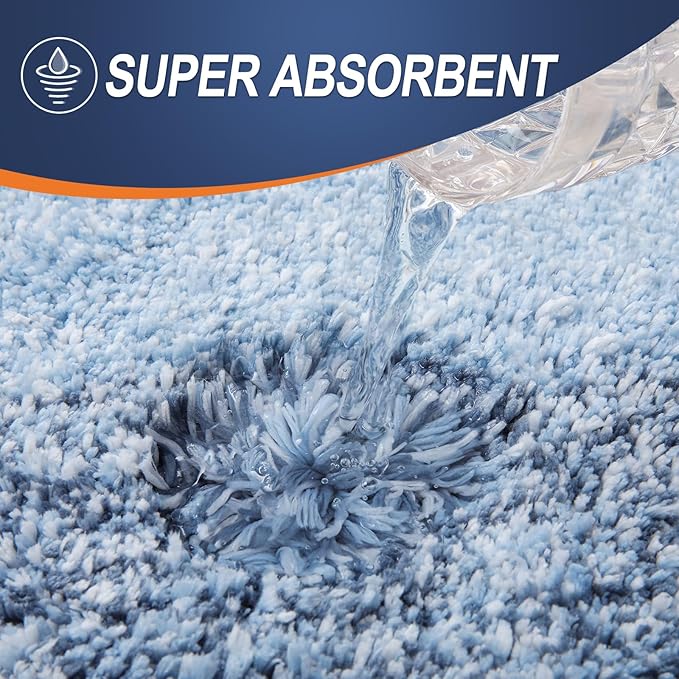 OLANLY Large Bathroom Rugs Mat 44x32, Extra Soft Absorbent Microfiber Bath Rugs - Image 3