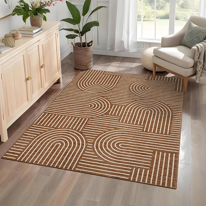 ROYHOME Washable Rug 4x6 Area Rugs by ROYHOME