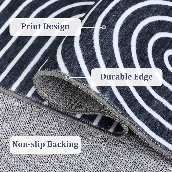 ROYHOME Washable Rug 5x7 Area Rugs - Image 5