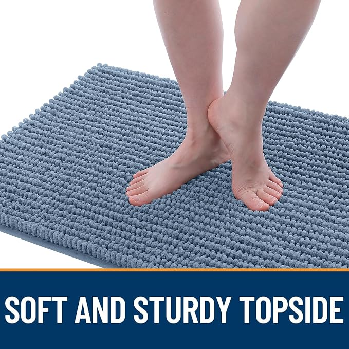 OLANLY Dog Door Mat for Muddy Paws 44x24, Ultra Absorbent Chenille Mud Doormat - Image 3