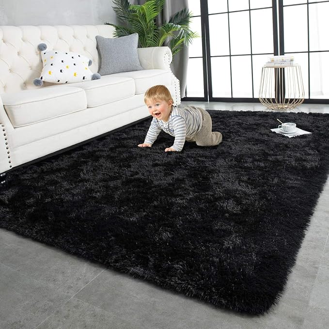 TWINNIS Super Soft Shaggy Rugs Fluffy Carpets, 7x10 Feet, Indoor Modern Plush by TWINNIS