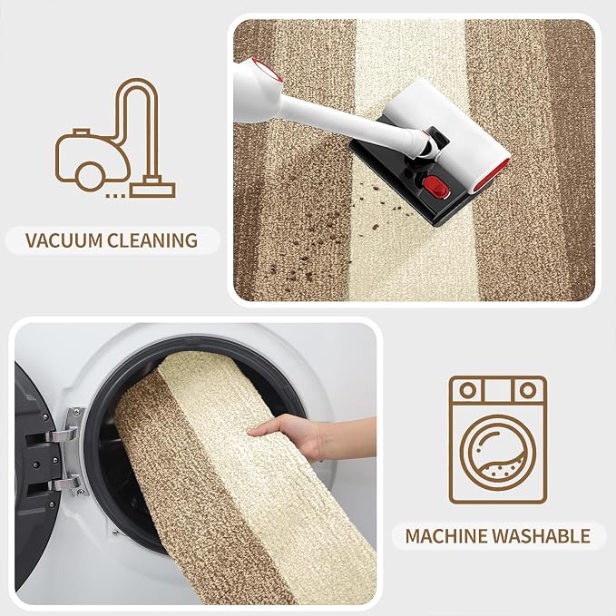 Kitinjoy Indoor Outdoor Door Mat, 40x32 Non-Slip Absorbent Dirt Trapper - Image 5