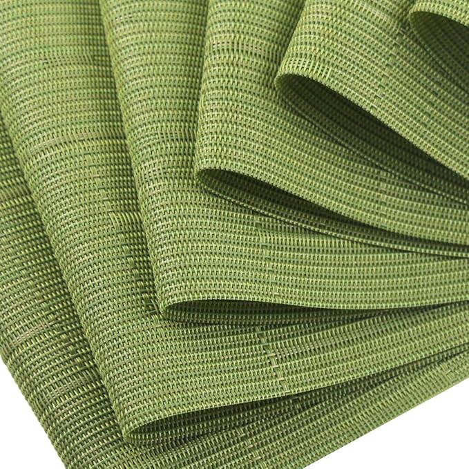 PIGCHCY Placemats Set of 8 Washable Durable Place Mats Vinyl Heat Resistant - Image 3