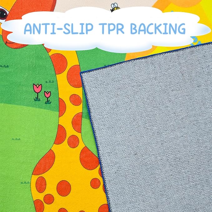 Kids Rugs for Playroom Washable, Educational and Fun Learning Rugs - Image 6