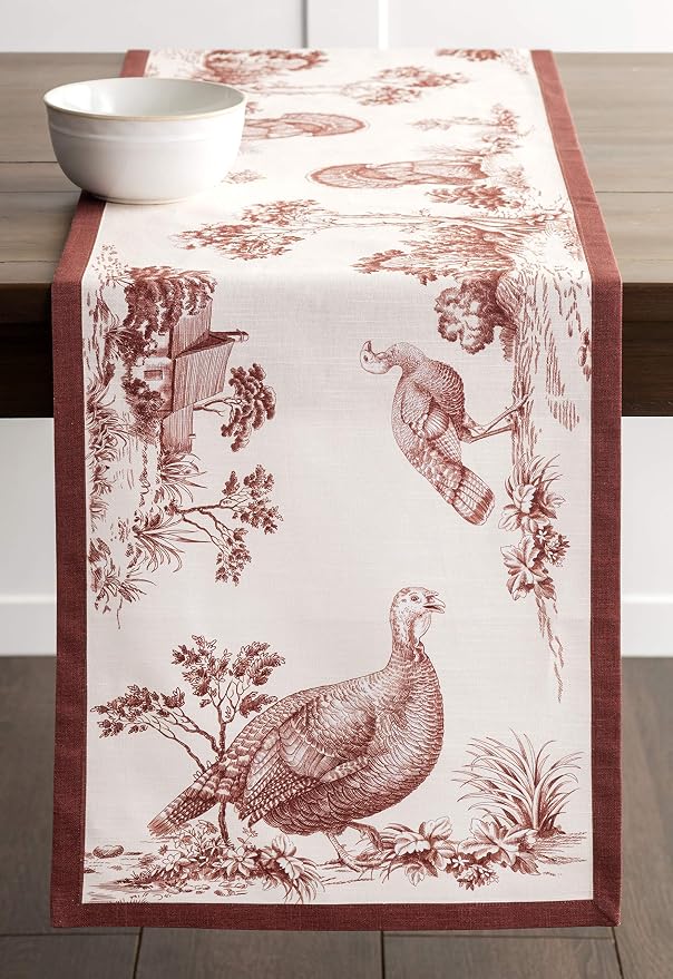 Maison d' Hermine Table Runner 100% Cotton 14.50" x 90" | Table Runners 90 - Image 9