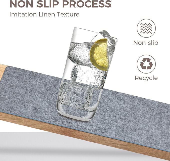 NCUE Vinyl Placemats Set of 12, Heat Resistant, Nonslip Faux Leather Waterproof - Image 3
