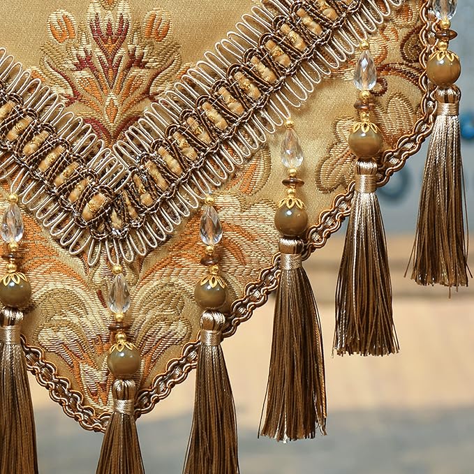 Luxury Velvet Gold Table Runner 102 Inches Long - Image 9